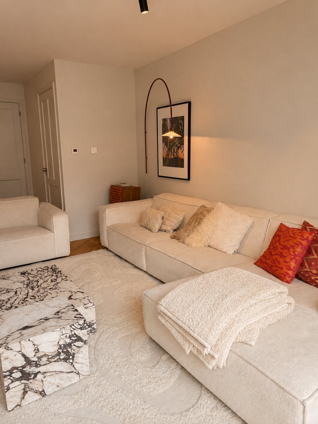 The sitting area