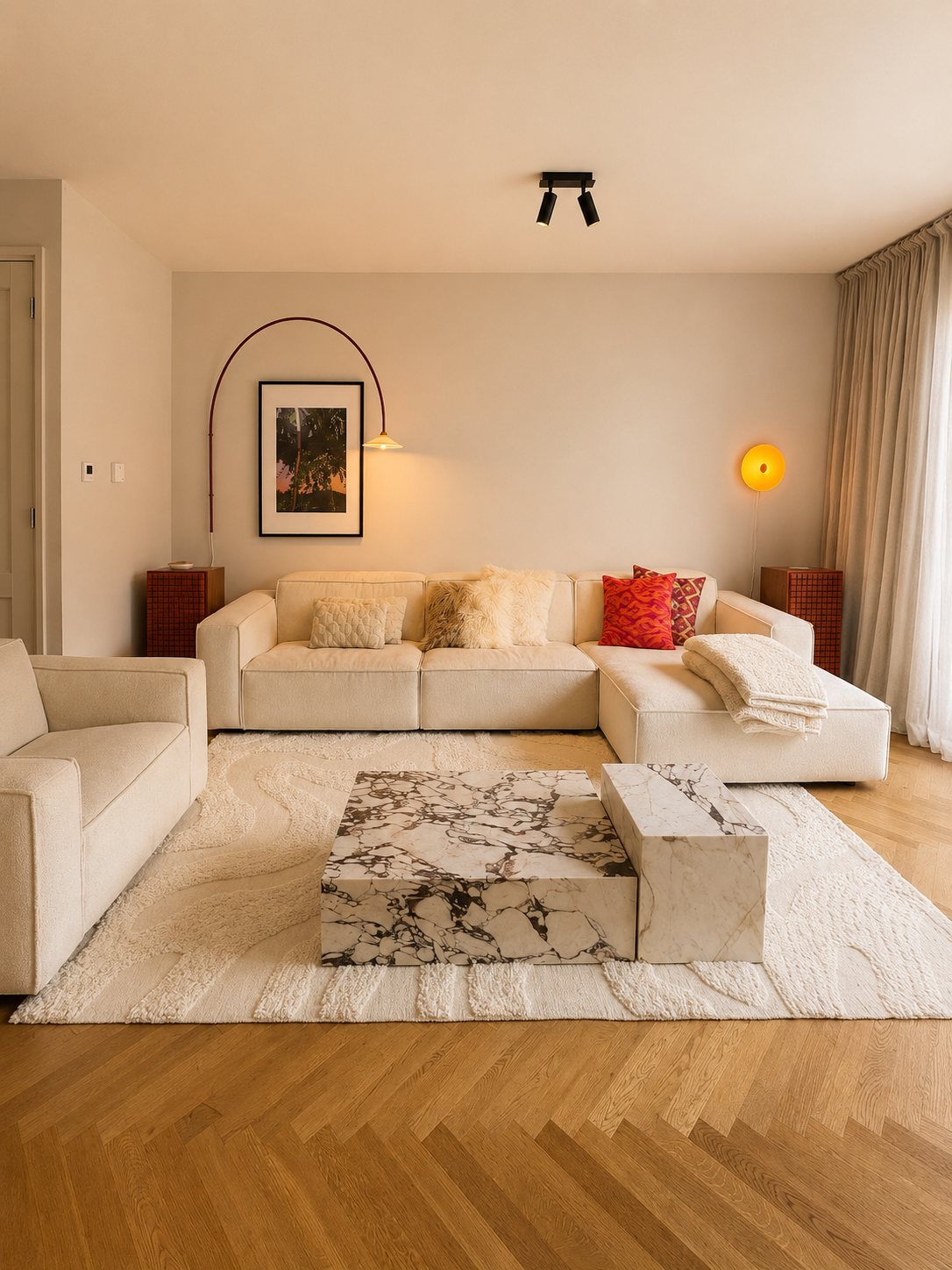 The living room